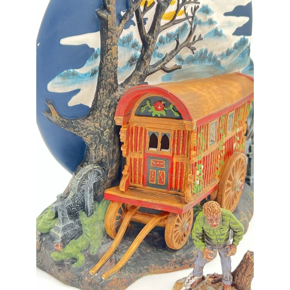 Universal Monsters The Wolf Man Coin Bank Gypsy Wagon 1941 Horror Collectible